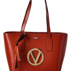 Valentino By Mario Valentino Prince Forever Leather Tote ONE SIZE Rust