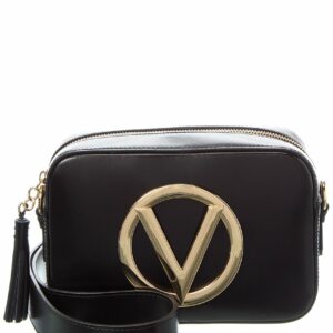 Valentino By Mario Valentino Babette Leather Crossbody ONE SIZE Black