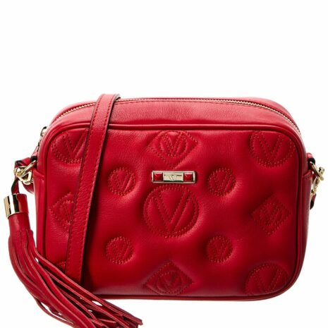 Valentino By Mario Valentino Leather Crossbody ONE SIZE Red