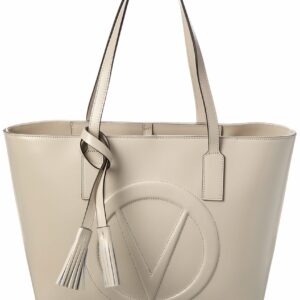 Valentino By Mario Valentino Soho Broderie Leather Tote ONE SIZE Grey Multi