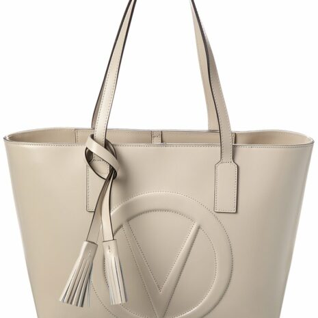 Valentino By Mario Valentino Soho Broderie Leather Tote ONE SIZE Grey Multi