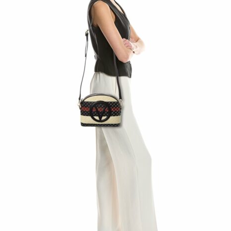 Valentino By Mario Valentino Diana Tresse Leather Crossbody