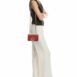 Valentino By Mario Valentino Chu Chu Diamond Leather Crossbody