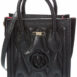 Valentino By Mario Valentino Eva Diamond Leather Tote ONE SIZE Black