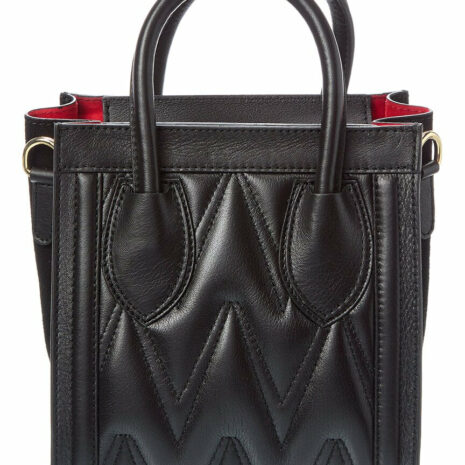 Valentino By Mario Valentino Eva Diamond Leather Tote