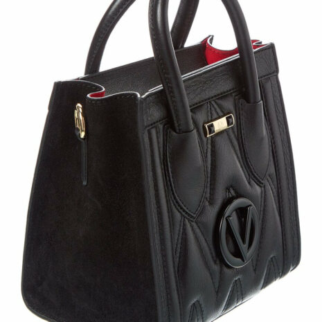 Valentino By Mario Valentino Eva Diamond Leather Tote