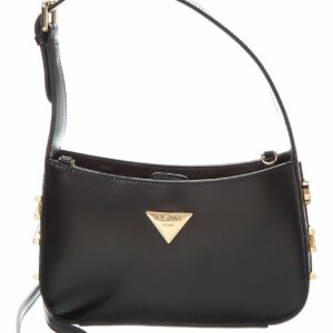 Valentino By Mario Valentino Kai Valent Leather Crossbody ONE SIZE Black
