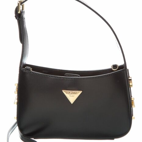 Valentino By Mario Valentino Kai Valent Leather Crossbody ONE SIZE Black