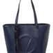 Valentino By Mario Valentino Prince Broderie Leather Tote ONE SIZE Blue