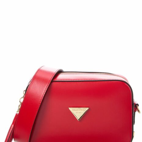 Valentino By Mario Valentino Babette Valent Leather Crossbody ONE SIZE Red