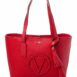 Valentino By Mario Valentino Prince Rock Leather Tote ONE SIZE Red