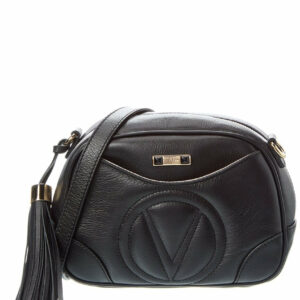 Valentino By Mario Valentino Dalit Signature Leather Crossbody ONE SIZE Black