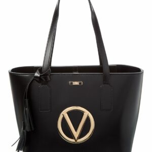 Valentino By Mario Valentino Prince Forever Leather Tote ONE SIZE Black