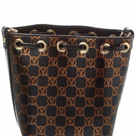 Valentino By Mario Valentino Jules Monogram Leather Bucket Bag