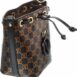 Valentino By Mario Valentino Jules Monogram Leather Bucket Bag