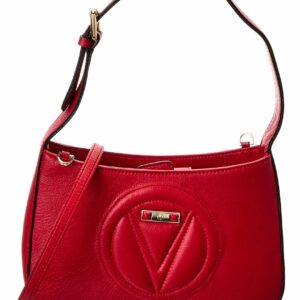 Valentino By Mario Valentino Kai Signature Leather Crossbody ONE SIZE Red