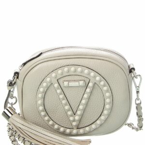 Valentino By Mario Valentino Nina Rock Leather Crossbody ONE SIZE Grey Multi
