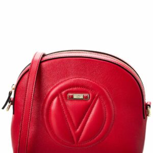 Valentino By Mario Valentino Diana Signature Leather Crossbody ONE SIZE Red