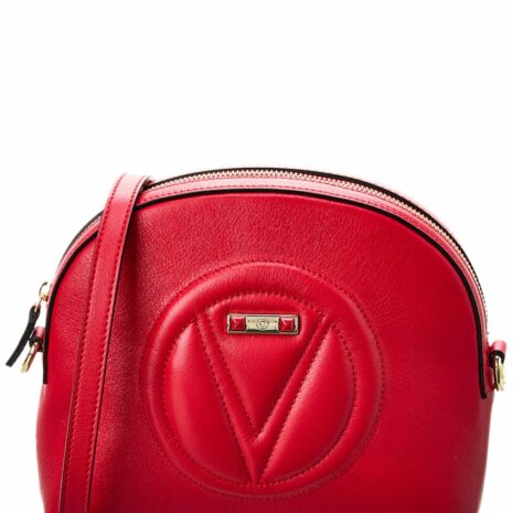 Valentino By Mario Valentino Diana Signature Leather Crossbody ONE SIZE Red