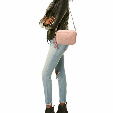 Valentino By Mario Valentino Mia Embossed Leather Crossbody
