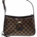 Valentino By Mario Valentino Kai Monogram Leather Crossbody ONE SIZE Black