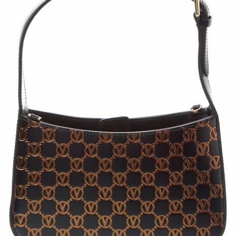 Valentino By Mario Valentino Kai Monogram Leather Crossbody
