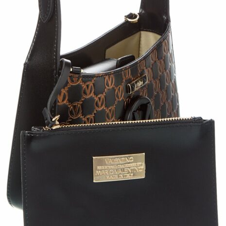 Valentino By Mario Valentino Kai Monogram Leather Crossbody