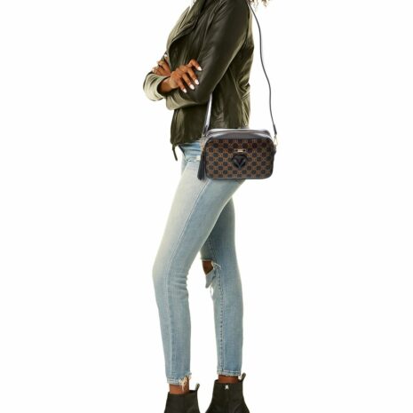 Valentino By Mario Valentino Babette Monogram Leather Crossbody