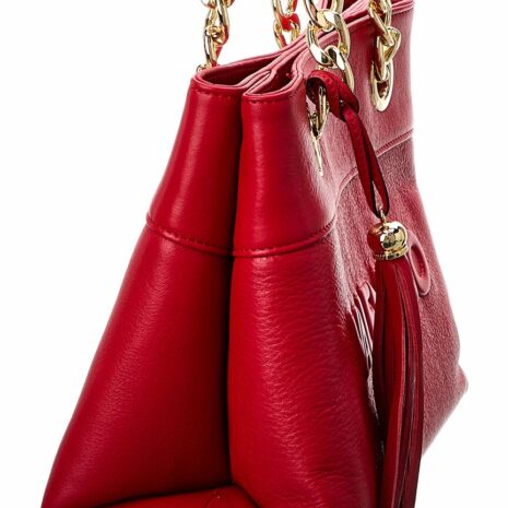 Valentino By Mario Valentino Kali Embossed Leather Shoulder Bag