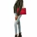 Valentino By Mario Valentino Kali Embossed Leather Shoulder Bag
