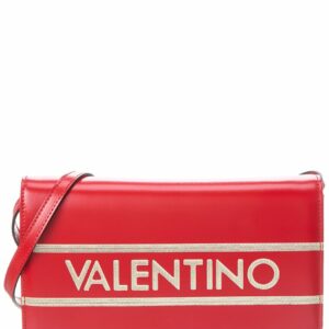 Valentino By Mario Valentino Lena Lavoro Leather Shoulder Bag ONE SIZE Red