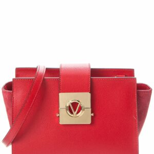 Valentino By Mario Valentino Kiki Leather Shoulder Bag ONE SIZE Red