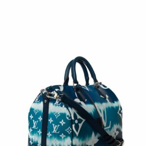 LV Blue Monogram Escale Speedy 3 Bandouliere Handbag