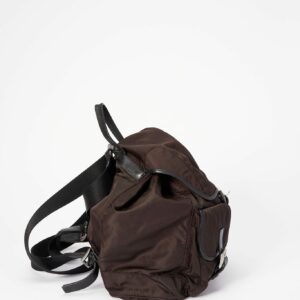 Prada Brown Nylon Backpack