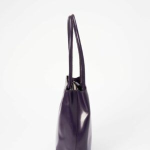 Prada Purple Leather Tote