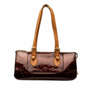 Purple LV Monogram Vernis Rosewood Avenue Shoulder Bag