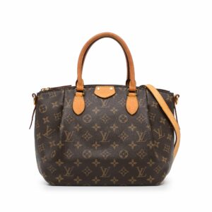 Brown LV Monogram Turenne PM Satchel
