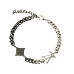 Silver LV LV Instinct Bracelet