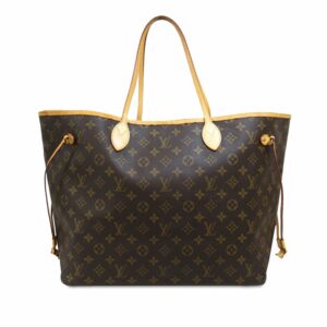 Brown LV Monogram Neverfull GM Tote Bag