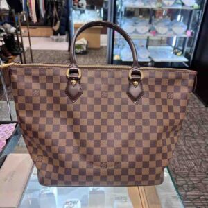 LV Damier Canvas Saleya MM Tote Bag
