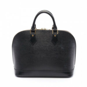 LV Epi Leather Alma Handbag,Black