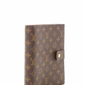 LV Brown Monogram Canvas Travel Log Agenda