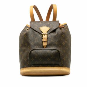 Brown LV Monogram Montsouris MM Backpack