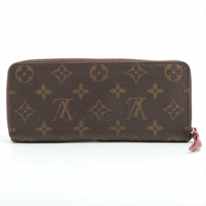 LV Monogram Clemence Long Wallet Fuschia