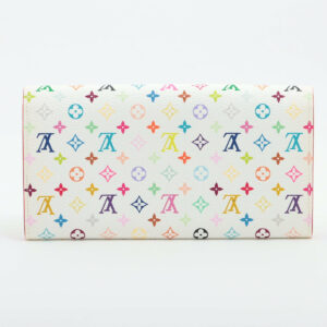LV Multicolor Sarah Long Wallet