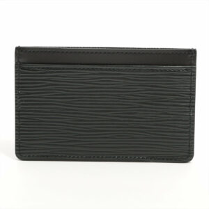 LV Epi Card Holder Black
