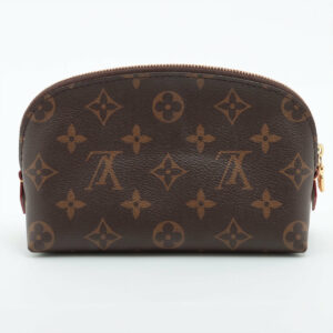 LV Monogram Pochette Cosmetic Brown Pouch