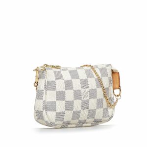 LV Pochette Accessoires Mini Damier Azur Canvas