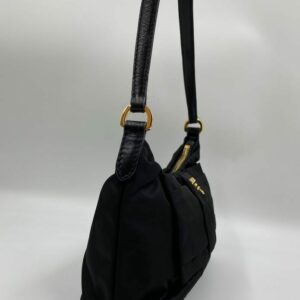 Prada Black Nylon Mini Bow Bag