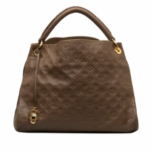 Brown LV Monogram Empreinte Artsy MM Hobo Bag